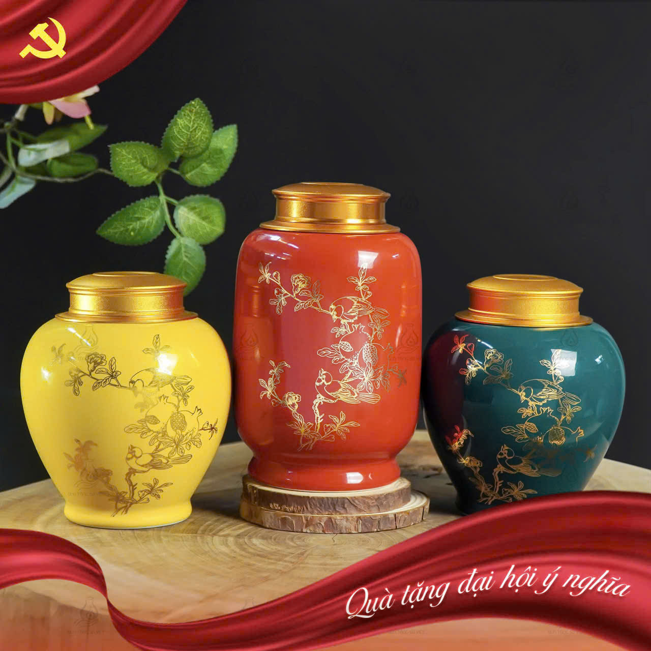 Hũ Trà Quà Tặng Mã Đáo Thành Công Nắp Đồng – Sang Trọng & Ý Nghĩa - Image 2