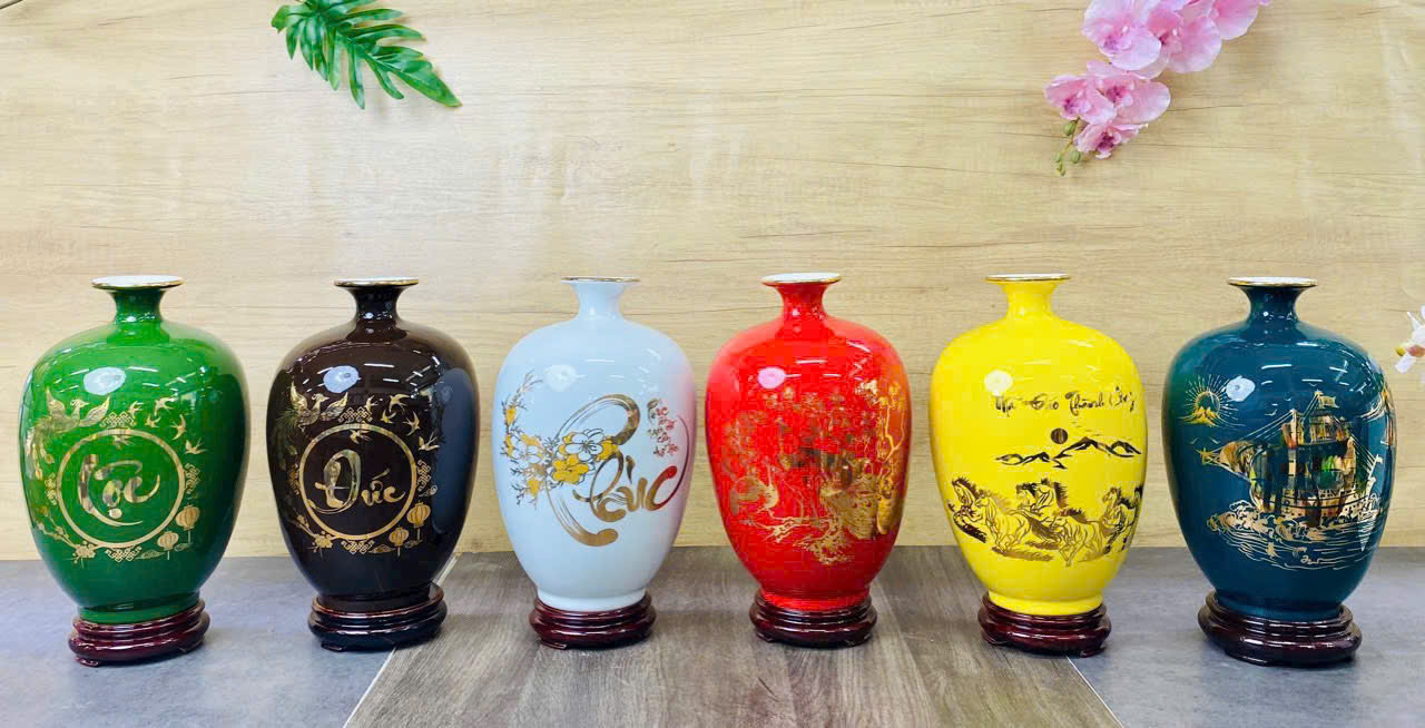 Bình Tài Lộc Mã Đáo Thành Công - Quà Tặng Cao Cấp Gốm Sứ Fulo - Image 2