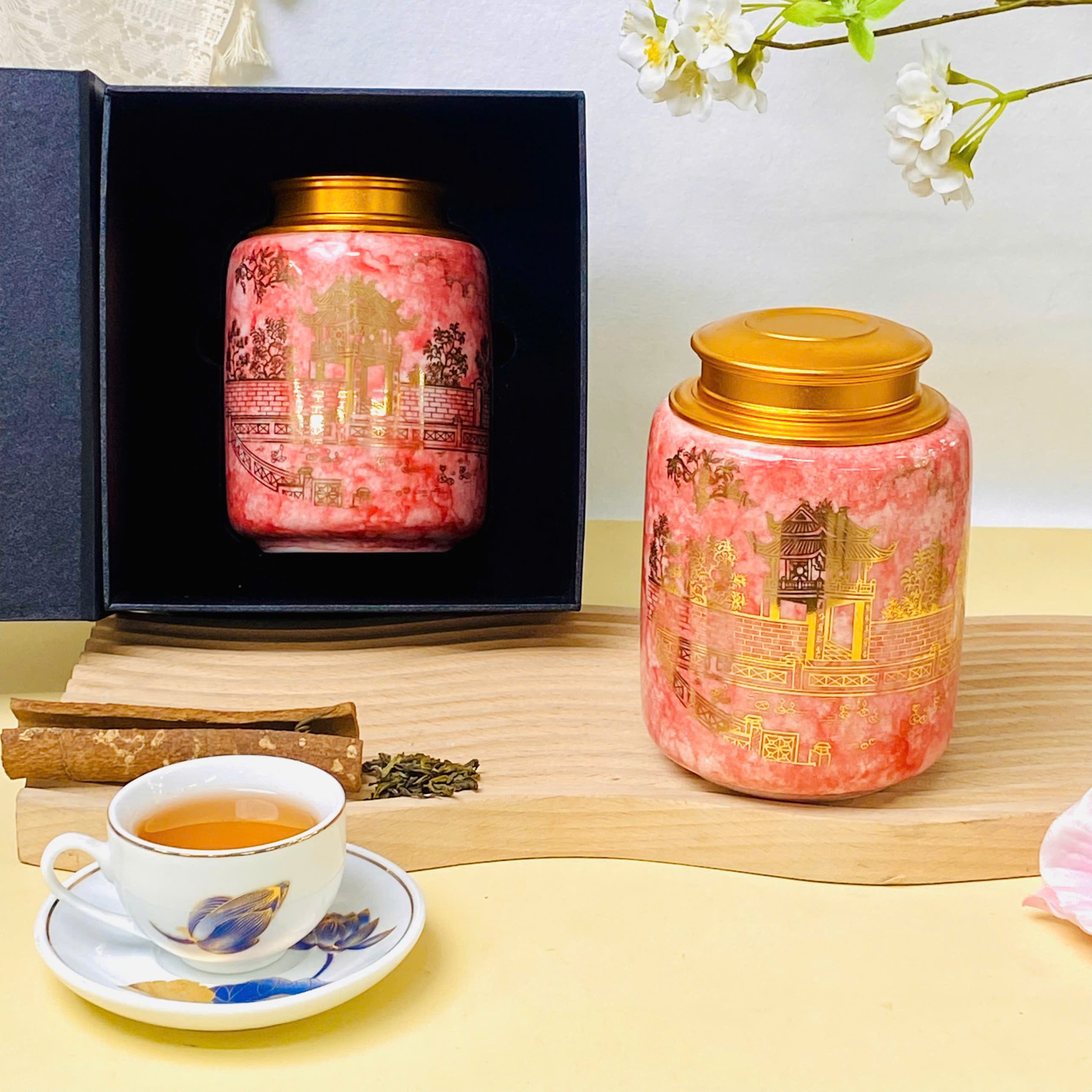 Hũ Trà Quà Tặng Mã Đáo Thành Công Nắp Đồng – Sang Trọng & Ý Nghĩa - Image 5