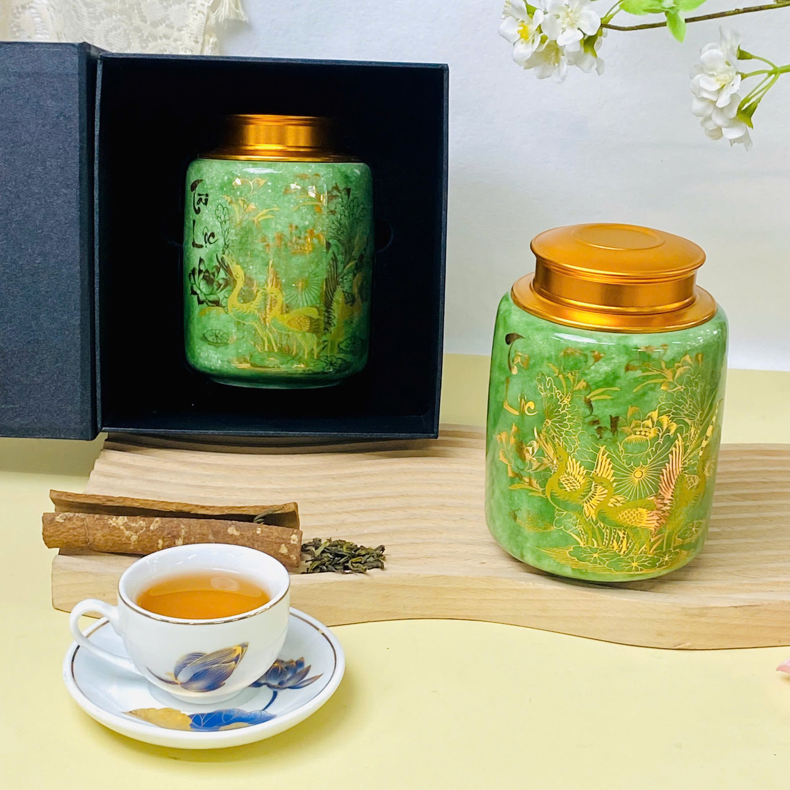 Hũ Trà Quà Tặng Mã Đáo Thành Công Nắp Đồng – Sang Trọng & Ý Nghĩa - Image 6
