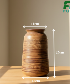 Bình Hoa Vai Vuông Ống – Gốm Sứ Bát Tràng Thanh Lịch Từ Fulo