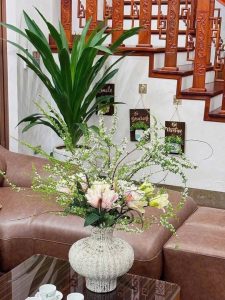 Bình cắm hoa để bàn- gốm sứ fulo