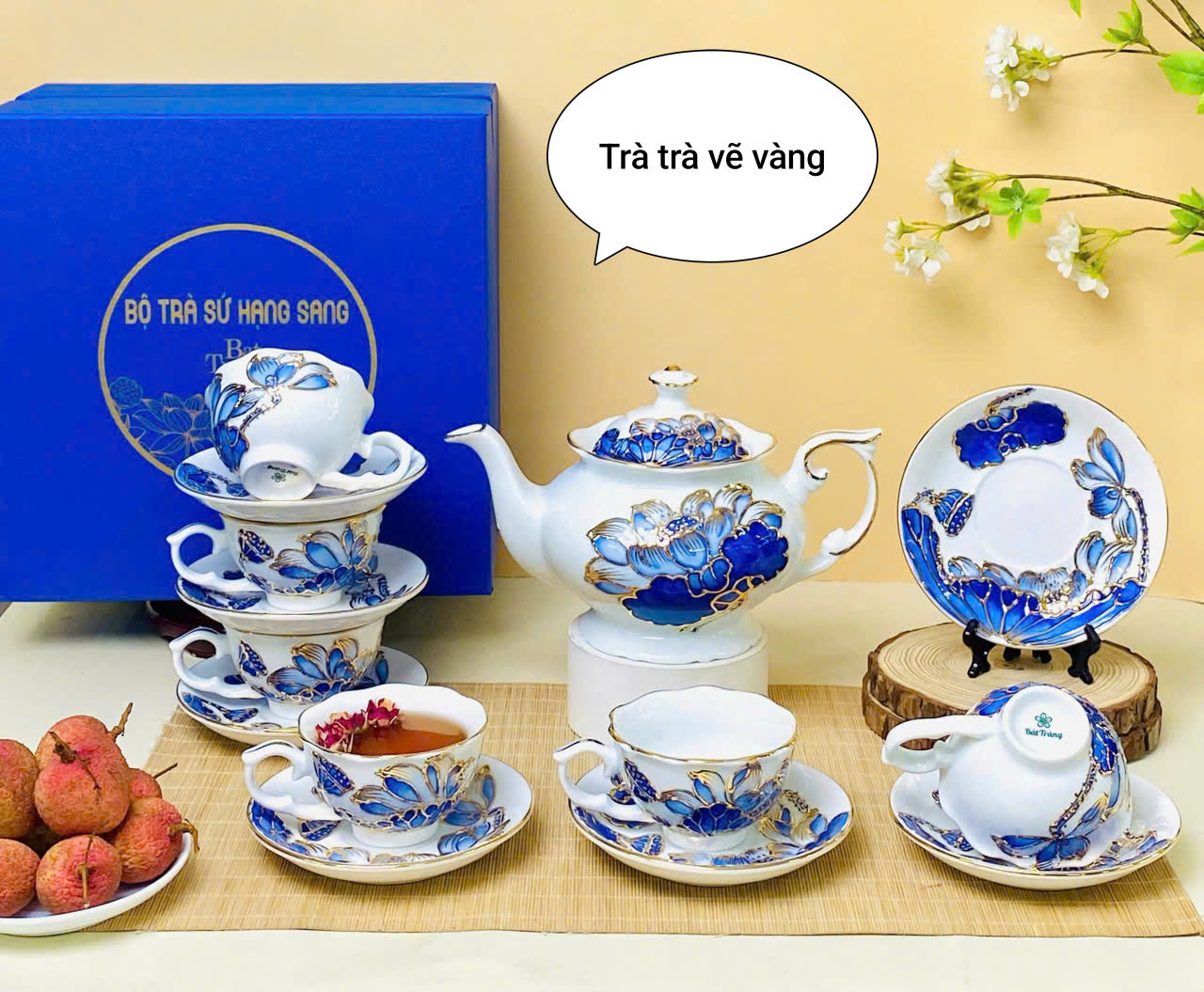 Bộ ấm trà quà tặng cao cấp