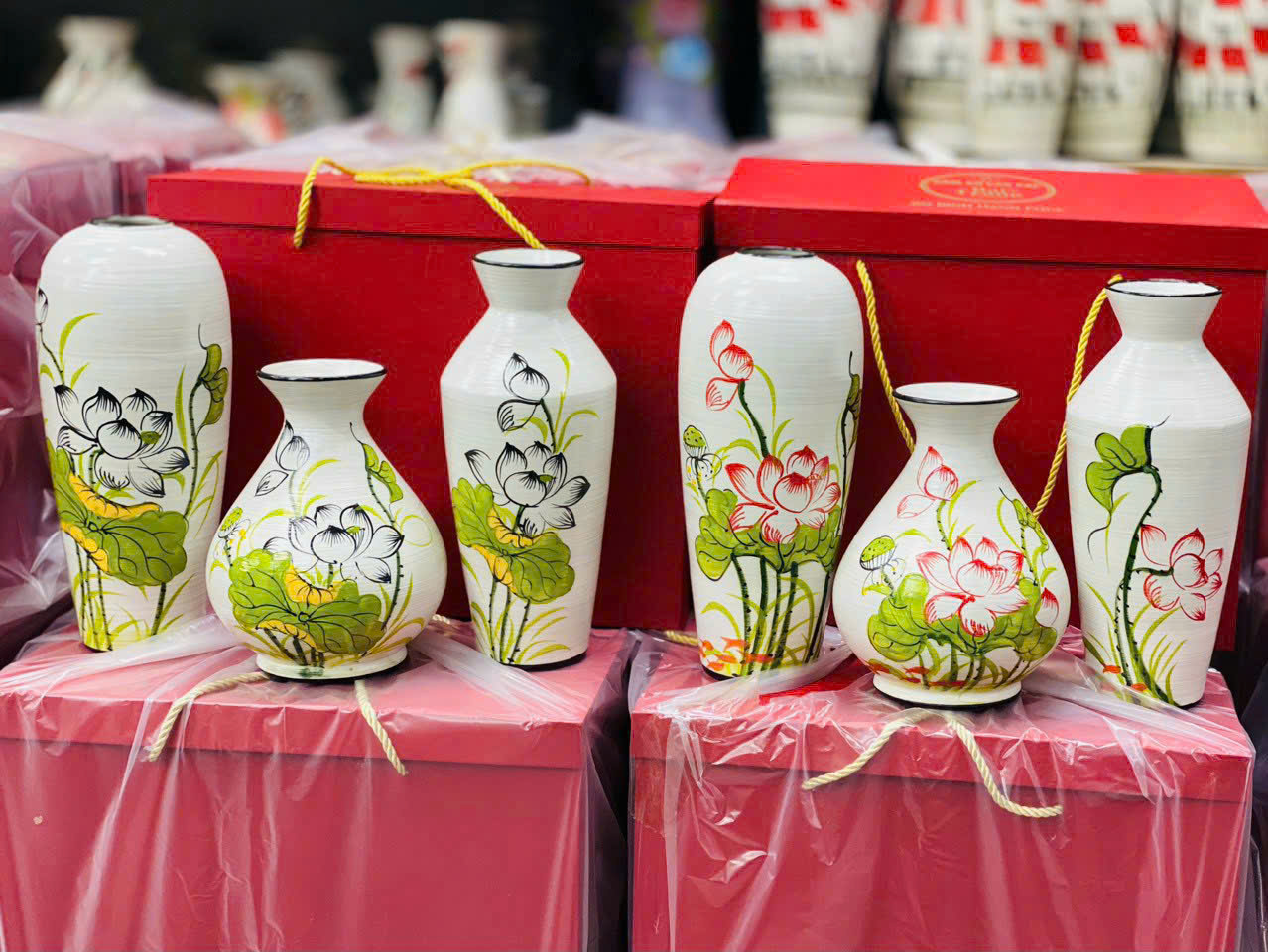 Bình hoa quà tặng công đoàn- gốm sứ Fulo