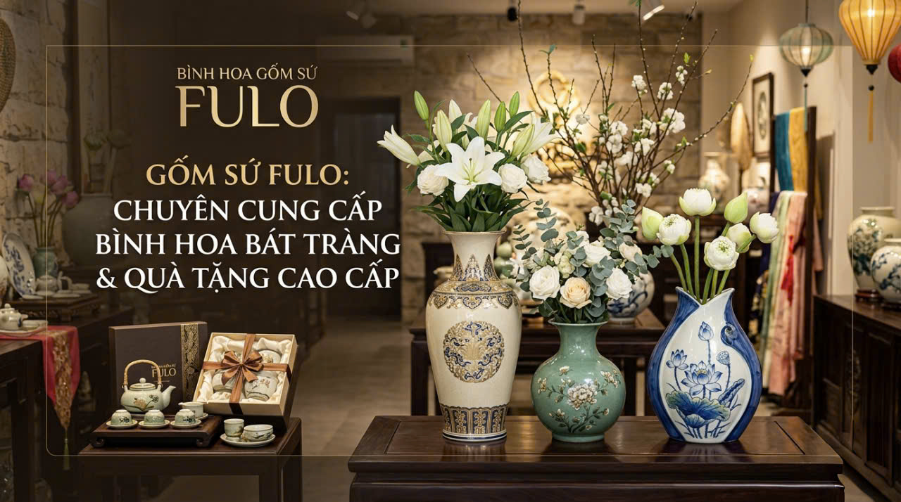 Nơi bán bình hoa quà tặng sang trọng tai tphcm