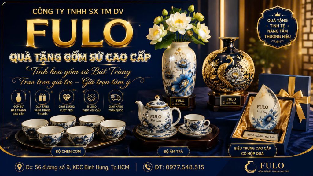 Qùa tặng đại hội hội nghị gốm sứ fulo