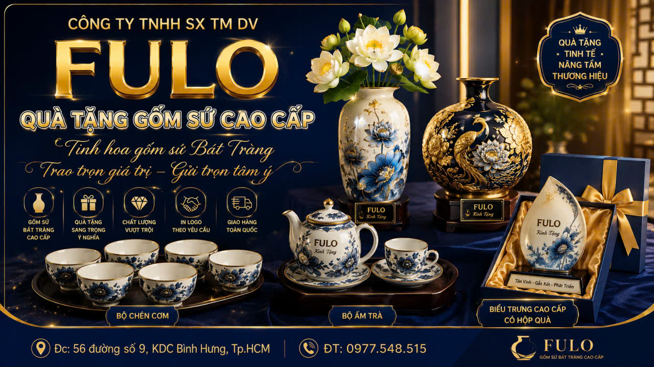 Qùa tặng đại hội hội nghị gốm sứ fulo
