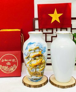 Bình hoa quà tăng đại hội, hội nghị, kỷ niệm-quà tặng gốm sứ Fulo