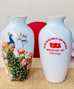 Bình hoa quà tăng đại hội, hội nghị, kỷ niệm-quà tặng gốm sứ Fulo