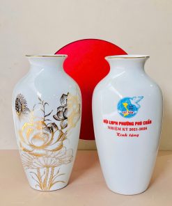 Bình hoa quà tăng đại hội, hội nghị, kỷ niệm-quà tặng gốm sứ Fulo